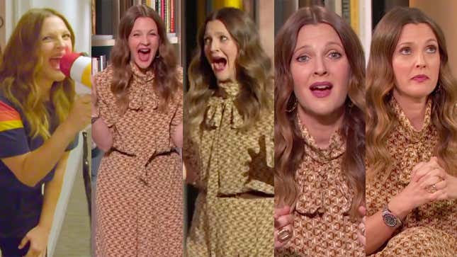 Image for article titled Drew Barrymore's Talk Show Premiere Was a Real Emotional Rollercoaster