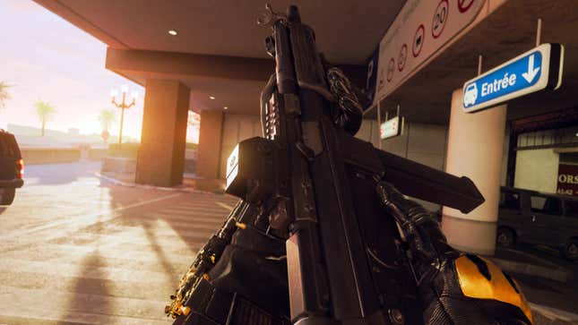 The inspect animation for the C9 10MM in Black Ops 6