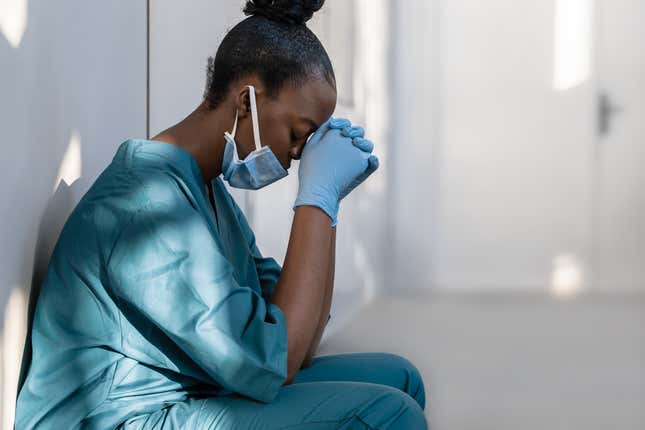 Image for article titled &#39;Coronavirus Will Forever Change Bedside Care&#39;: Black Healthcare Workers Reveal Their Own Struggles to Survive a Global Pandemic