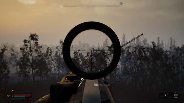 The ADS animation for the Three-Line Rifle in Stalker 2.