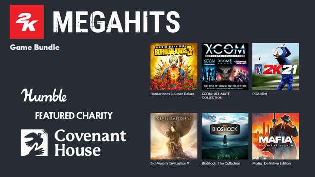 2K Megahits Game Bundle for Covenant House | Pay $16 or More | Humble bundle