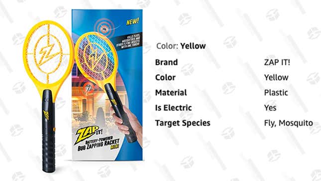 Zap It! Bug Zapper Racket | $19 | Amazon | Promo Code 15XCBE7C