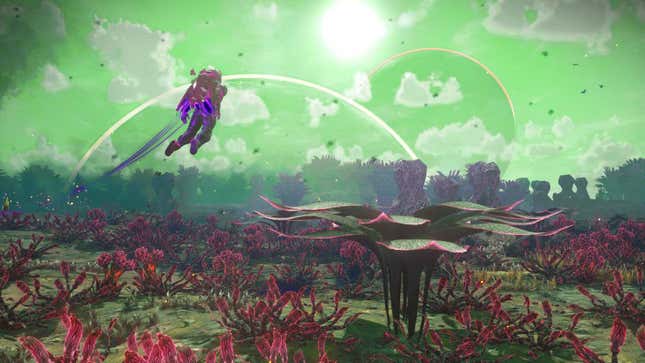 A screenshot from No Man's Sky's new Worlds Part 1 update