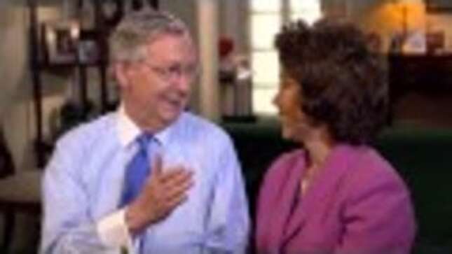 Wordlessly Smiling Mitch McConnell Is the Internet's New Favorite Toy