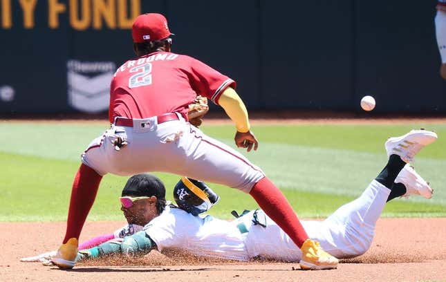 Lourdes Gurriel Jr. go-ahead run Arizona Diamondbacks Oakland