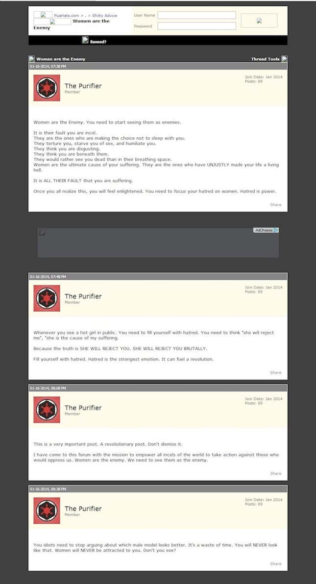 Image for article titled Lessons From a Day Spent With the UCSB Shooter's Awful Friends
