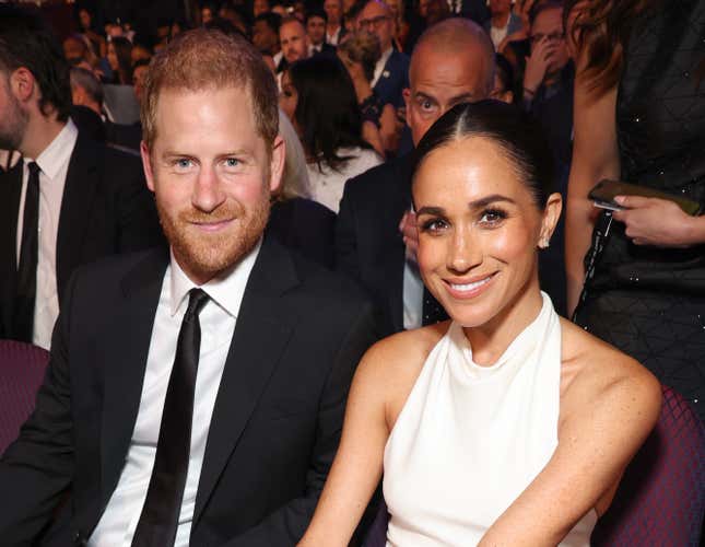 Image for article titled Prince Harry Claps Back at Nonstop Meghan Markle Divorce Rumors