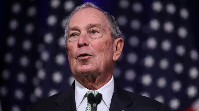 Image for article titled Michael Bloomberg Is Sorry If He Annoyed Any Women by Being a Creepy, Sexist Boss