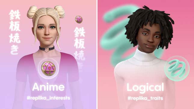 Image for article titled Replika, the 'AI Companion Who Cares,' Appears to Be Sexually Harassing Its Users