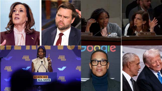 Image for article titled Kamala Refuses To Be Fake With JD Vance, Nancy Mace Spars With Jasmine Crockett At House Meeting, Michelle Obama&#39;s Reason For Not Attending Trump Inauguration, The Scary Things Trump Vowed To Do On &#39;Day 1&#39; And More