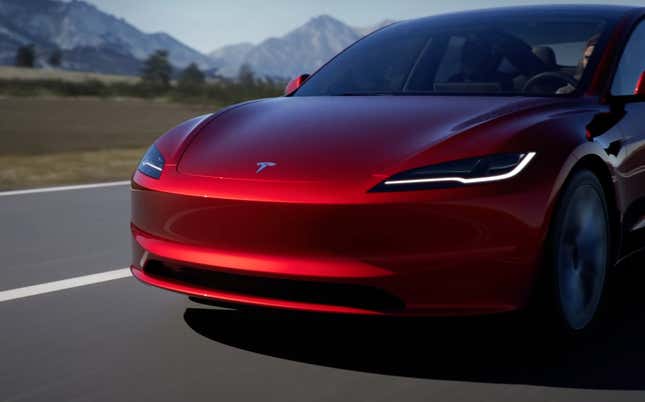 Image for article titled Tesla Seat Belt Design Halts Model 3 Deliveries To Australia
