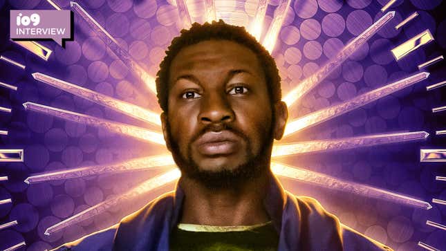 Jonathan Majors features in a pruple-hued crop of his own Loki poster as He Who Remains, aka Immortus, aka Kang.