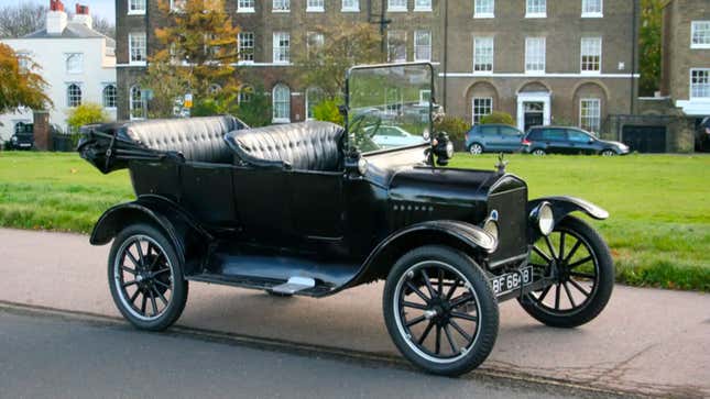 A historic Ford Model T car