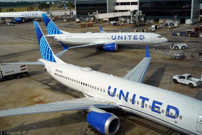 A United Airlines plane is pushed from the gate at George Bush Intercontinental Airport, Aug. 11, 2023, in Houston. United Airlines is making changes for passengers with wheelchairs after a government investigation into a complaint by a disability-rights advocate. United and the Transportation Department said Thursday, Sept. 28 2023 that the airline will add a tool on its website to help consumers find flights that can accommodate their wheelchairs. Cargo doors on some planes are too small to load a motorized wheelchair or scooter. (AP Photo/David J. Phillip)