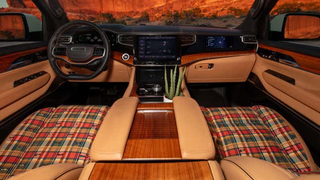 A photo of the interior of the Grand Vacationeer concept build. 