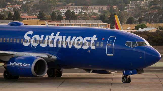 A Southwest Airlines plane