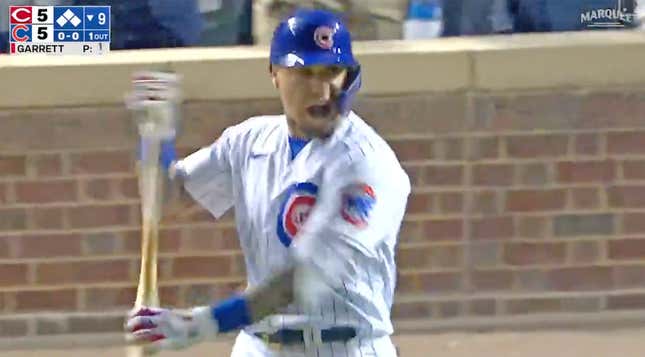 Baez leads D-Cubs' offensive outburst in 14-5 win