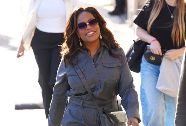  Oprah Winfrey is seen at “Jimmy Kimmel Live!” on September 17, 2024 in Los Angeles, California. 