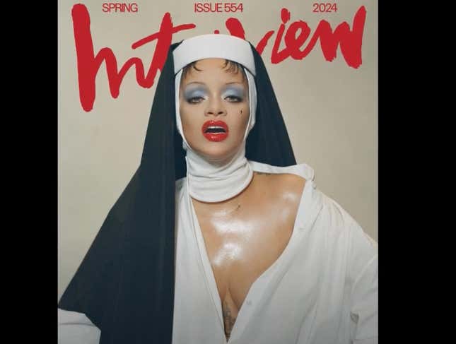 Image for article titled Rihanna Just Gave the Best Interview, But Some Can&#39;t Get Past the Cover Photo