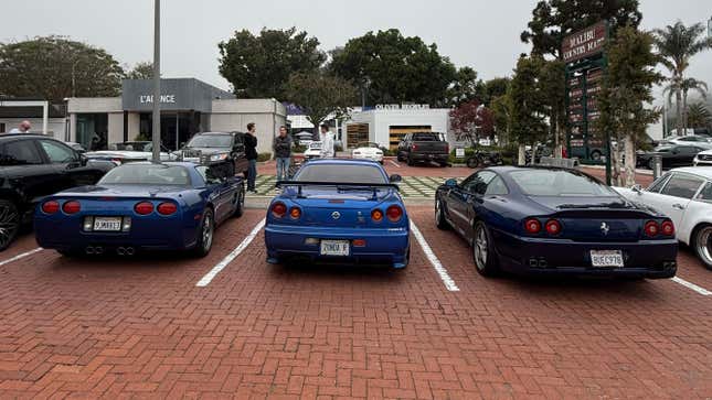 Image for article titled Look At These Blue Chevy Impalas!