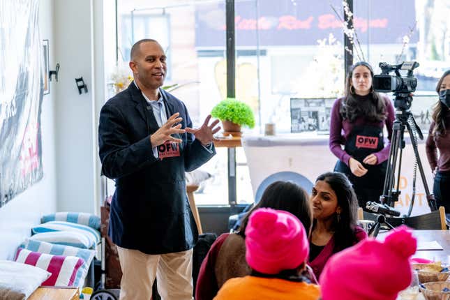 Hakeem Jeffries in Brooklyn