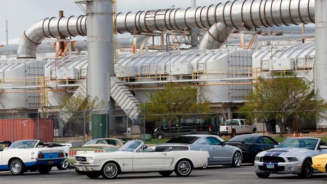 Image for article titled A Storage Tank At A Ford Assembly Plant Leaked A Lot Of Gasoline Into The Sewers Of Flat Rock, Michigan