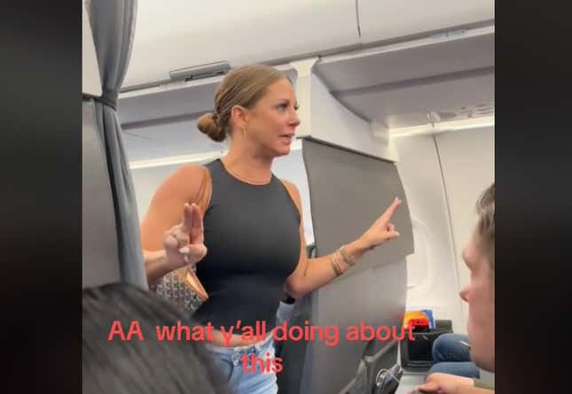 Airplane Karen Goes Viral for Drunken Rant