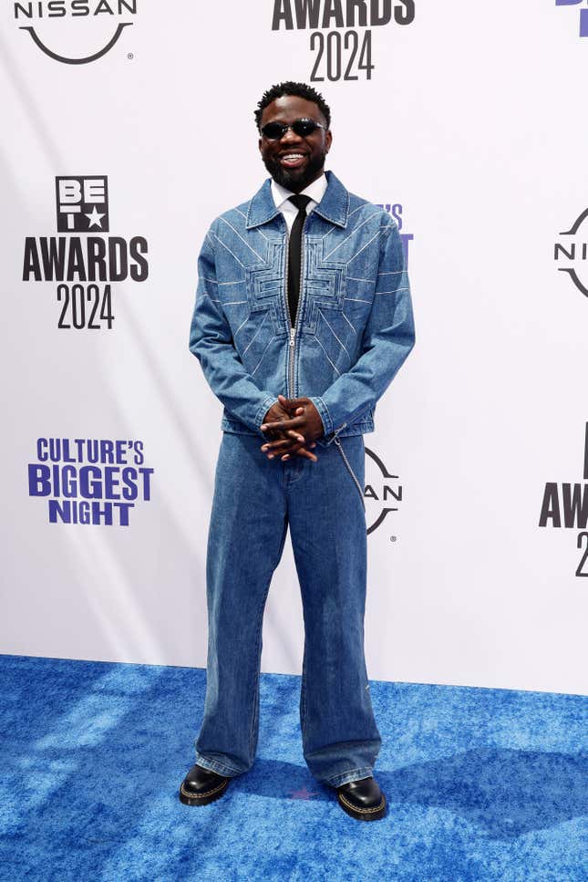 Image for article titled The Best Black Men&#39;s Looks at the 2024 BET Awards