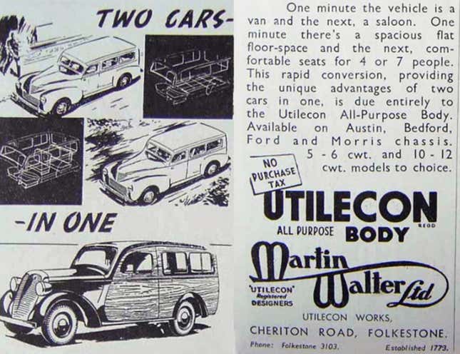 Image for article titled The Bedford CA Dormobile Was Britain's Strange Answer To The Volkswagen Camper