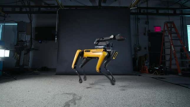 A photo of the Boston Dynamics Dog 