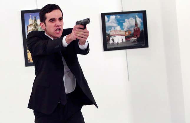 World Press Photo Russian Ambassador Andrei Karlovs Assassination Caught On Camera By The Ap