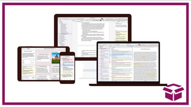 Let Scrivener help you manage and organize your ideas as you write.