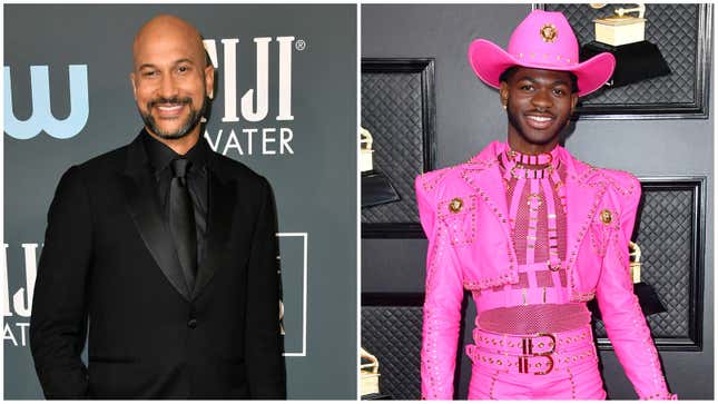 Keegan-Michael Key, left; Lil Nas X