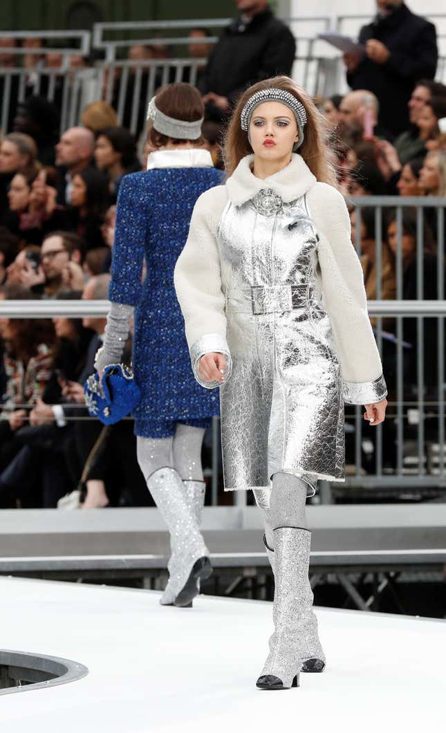 Chanel's Paris Fashion Week rocket launch runway show