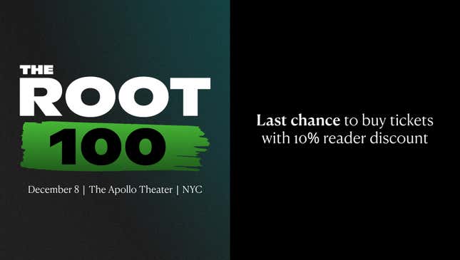 Image for article titled LAST CHANCE: Get a 10% Discount on The Root 100 Event Tickets