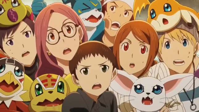 The adult DigiDestined in Digimon Adventure 02 The Beginning. 