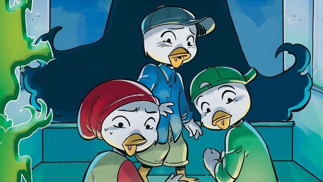 Crop of the cover of Duckscares: The Nightmare Formula by Tommy Greenwald and Elisa Ferrari.
