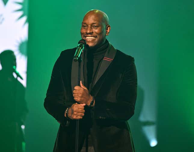 Tyrese Gibson performs onstage during 2023 ESSENCE Holiday Special at Riverside EpiCenter on November 08, 2023 in Austell, Georgia.