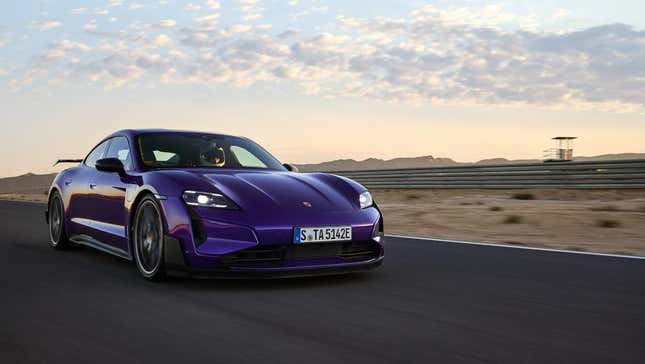 Image for article titled Porsche&#39;s Hottest Taycan Cracks The 2-Second Barrier In Car And Driver 0-60 Testing