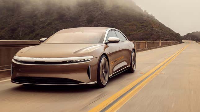 Image for article titled The Lucid Air Dream Edition Is Two Cars