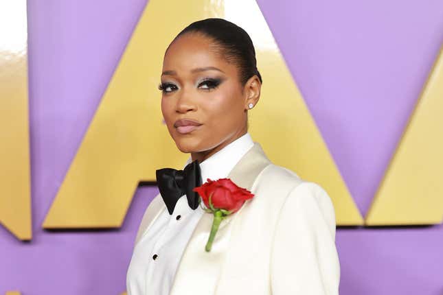 LOS ANGELES, CALIFORNIA - MARCH 16: Keke Palmer attends the 55th Annual NAACP Awards at the Shrine Auditorium and Expo Hall on March 16, 2024 in Los Angeles, California.