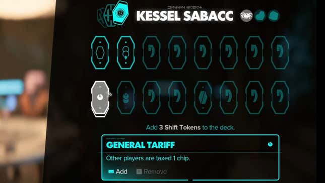 Shift token di Kessel Sabacc.