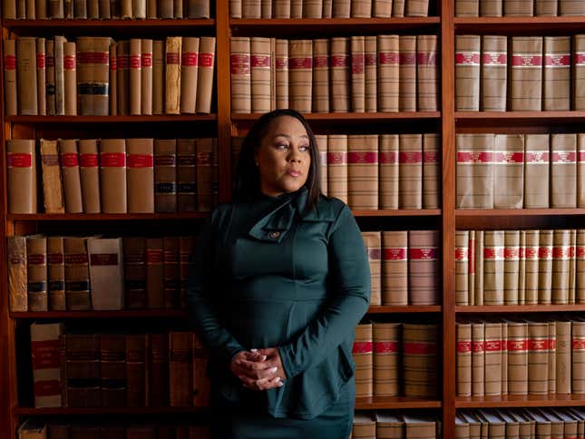 ATLANTA, GEORGIA - SEPT. 20: Fani Willis, the District Attorney of Fulton County, Georgia inside her office chambers in the Fulton County Justice Center Tower in Atlanta, Georgia on Tuesday, September 20, 2022