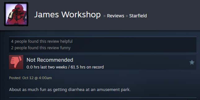 Image for article titled Starfield: Shattered Space, As Told By Steam Reviews