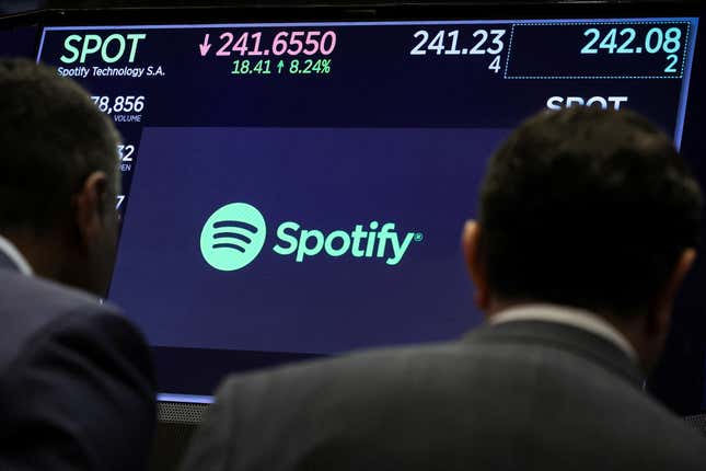 Image de l'article intitulé 🌍 Les prix de Spotify n’ont pas été contrôlés