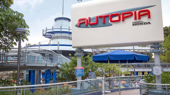 Disneyland’s car ride is making the change from gas to electric.
