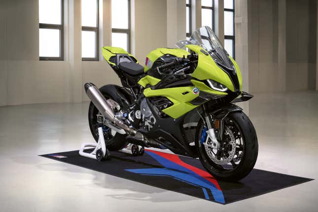 Image for article titled BMW Celebrates 50 Years of M Cars With an M Motorcycle