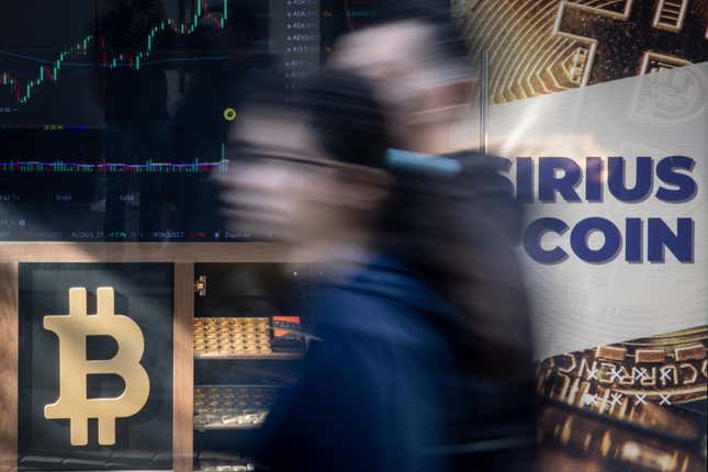 Image for article titled Bitcoin is back above 0,000