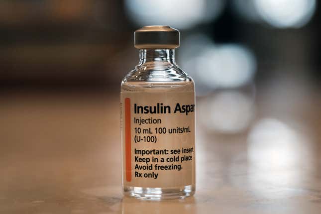 business new tamfitronics A photo of a 10ml vial of insulin. 