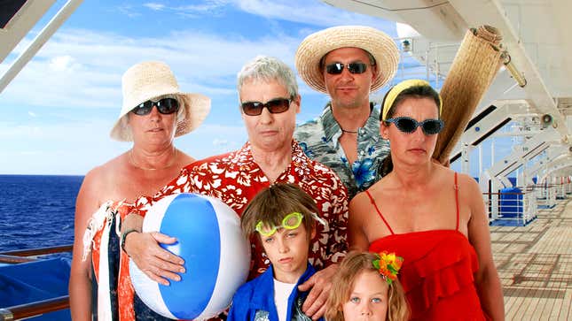Image for article titled Family On Tropical Cruise Almost Getting Tired Of All The Unforgettable Memories